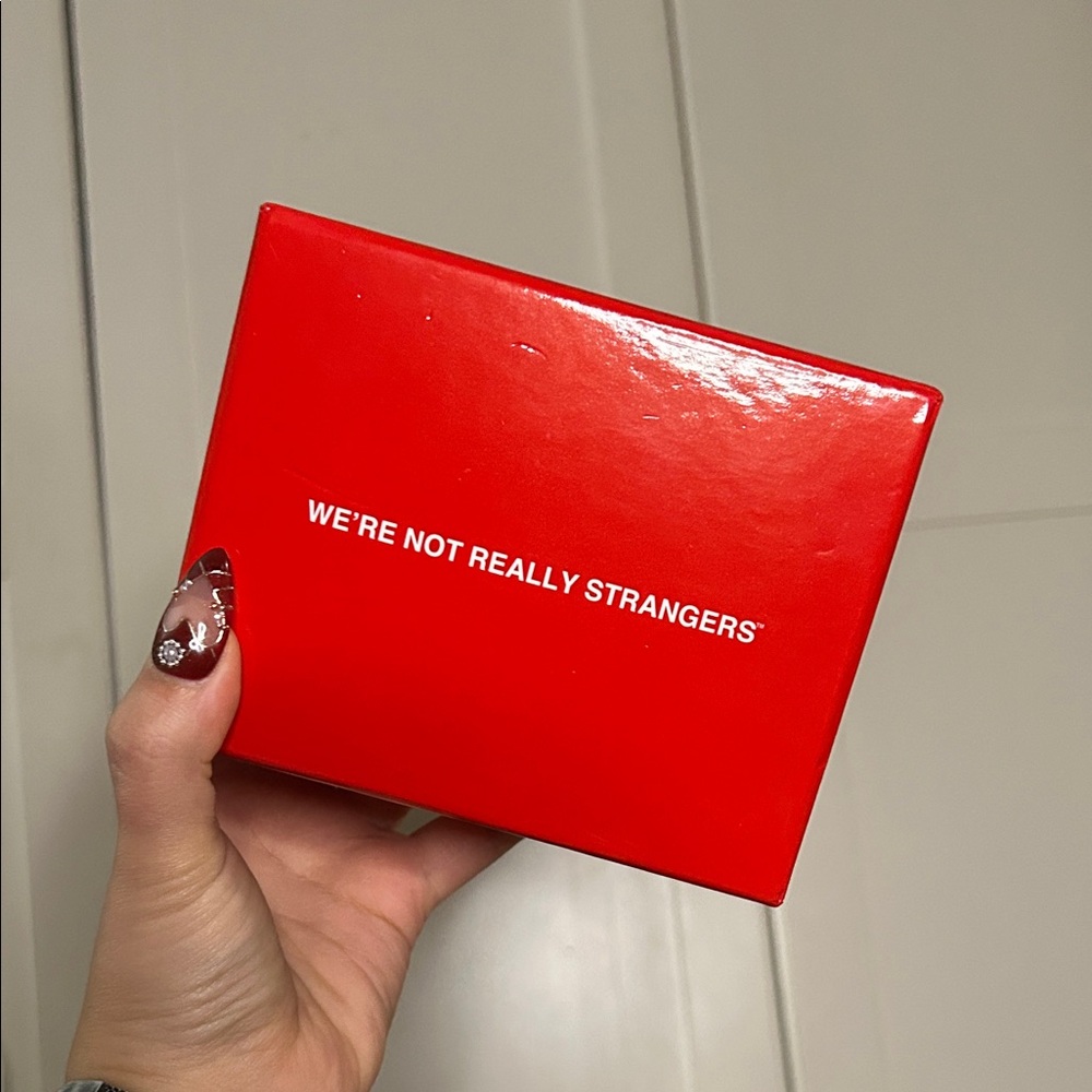 We're Not Really Strangers Game